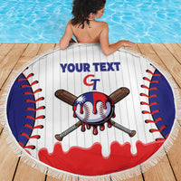 Chinese Taipei 2026 Baseball Custom Beach Blanket Go Taiwan Drip Style