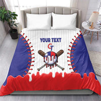 Chinese Taipei 2026 Baseball Custom Bedding Set Go Taiwan Drip Style