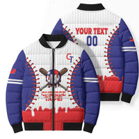 Chinese Taipei 2026 Baseball Custom Bomber Puffer Jacket Go Taiwan Drip Style