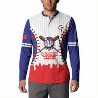 Chinese Taipei 2026 Baseball Custom Button Sweatshirt Go Taiwan Drip Style