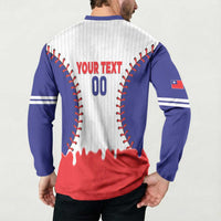 Chinese Taipei 2026 Baseball Custom Button Sweatshirt Go Taiwan Drip Style
