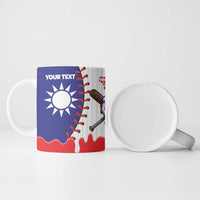 Chinese Taipei 2026 Baseball Custom Ceramic Mug Go Taiwan Drip Style