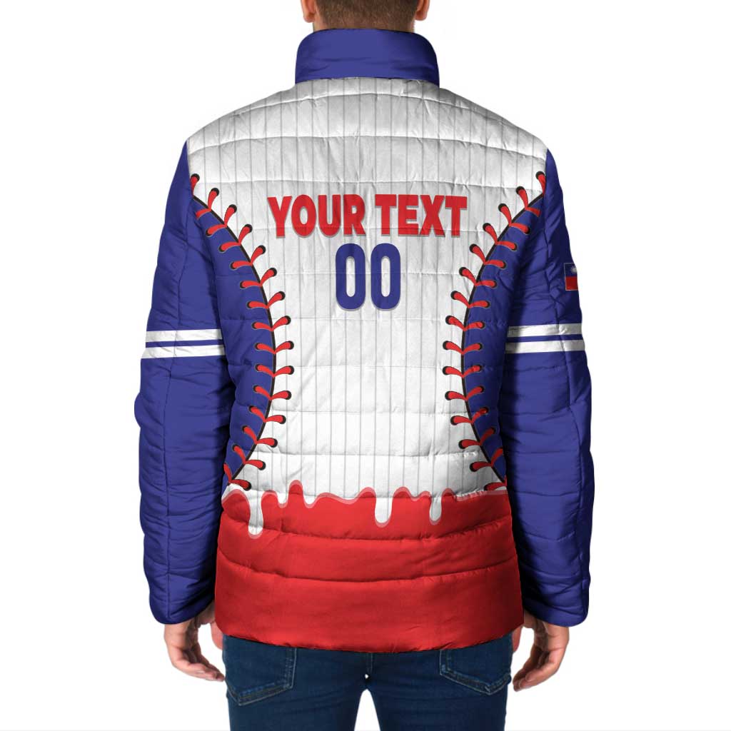 Chinese Taipei 2026 Baseball Custom Padded Jacket Go Taiwan Drip Style