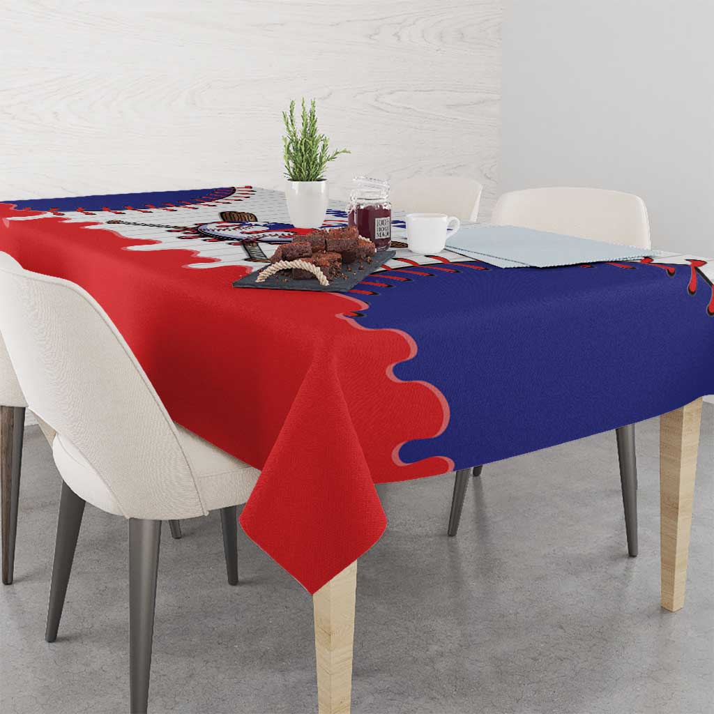 Chinese Taipei 2026 Baseball Custom Tablecloth Go Taiwan Drip Style