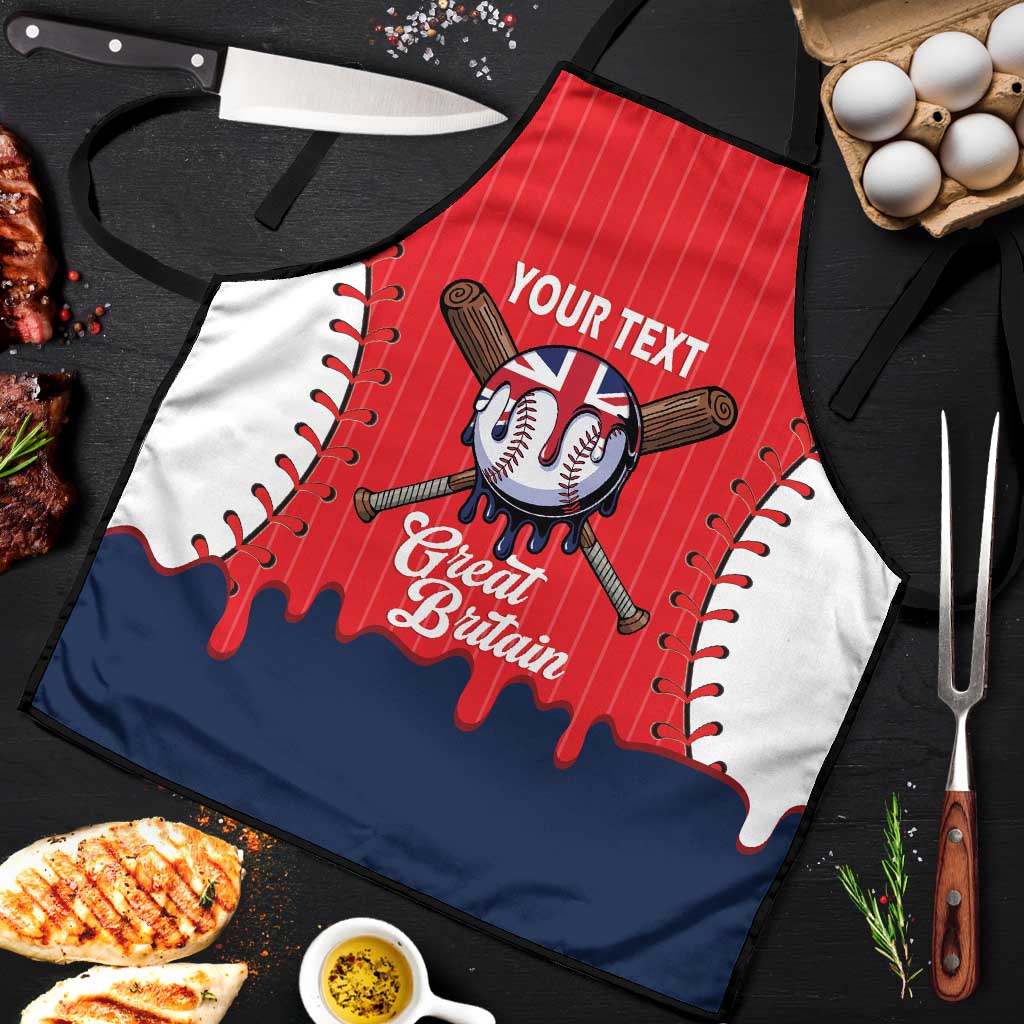 Great Britain 2026 Baseball Custom Apron Go Champions Drip Style