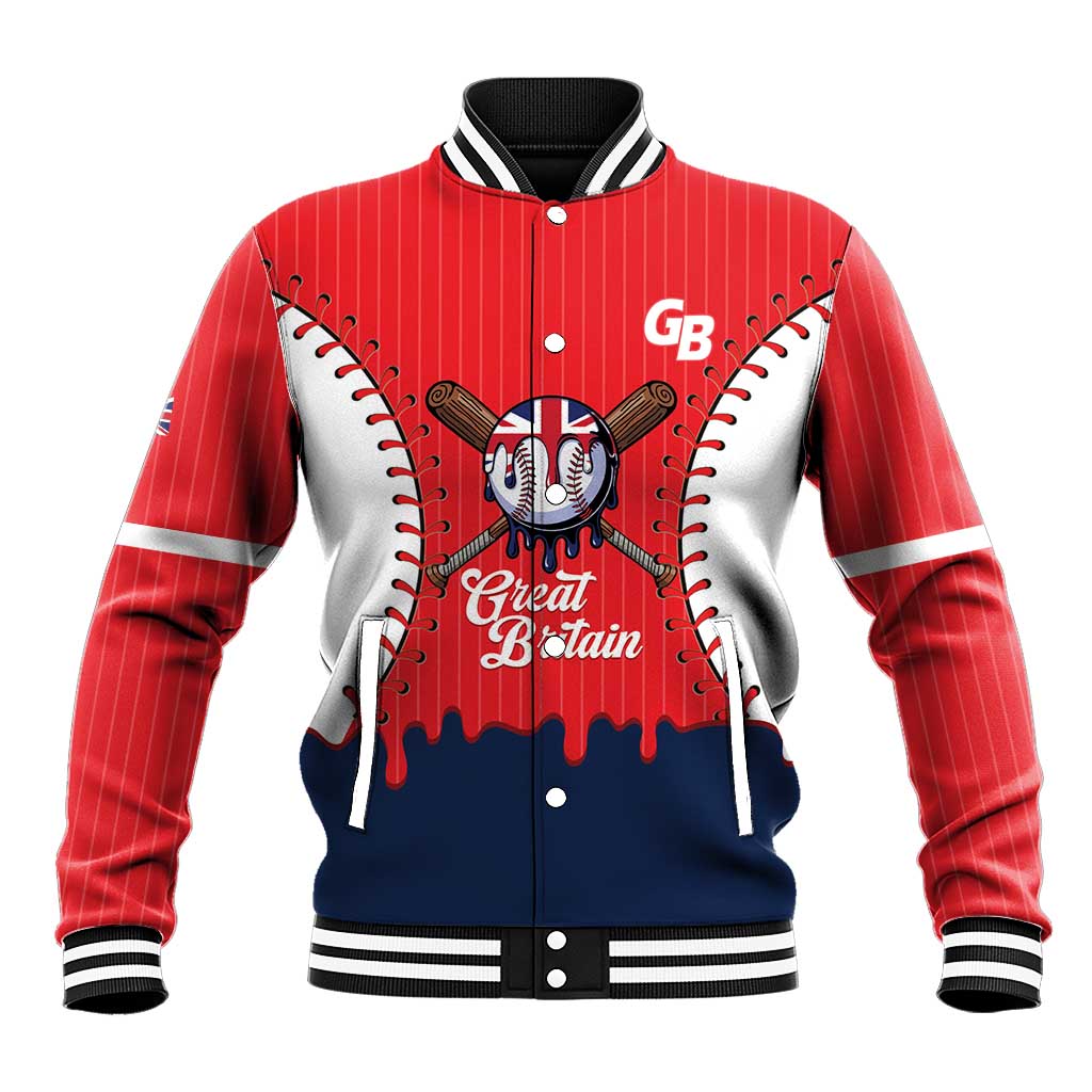 Great Britain 2026 Baseball Custom Baseball Jacket Go Champions Drip Style