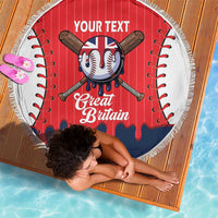 Great Britain 2026 Baseball Custom Beach Blanket Go Champions Drip Style