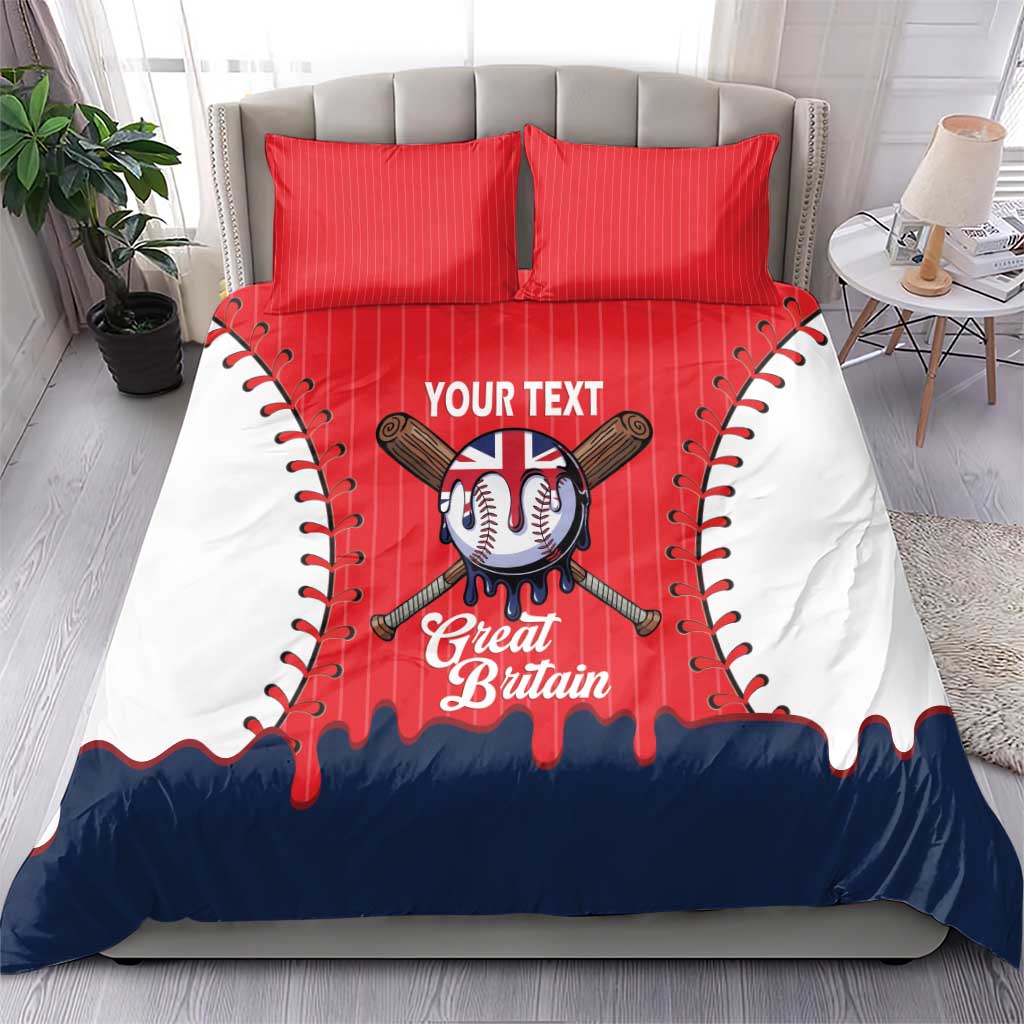 Great Britain 2026 Baseball Custom Bedding Set Go Champions Drip Style