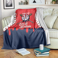 Great Britain 2026 Baseball Custom Blanket Go Champions Drip Style