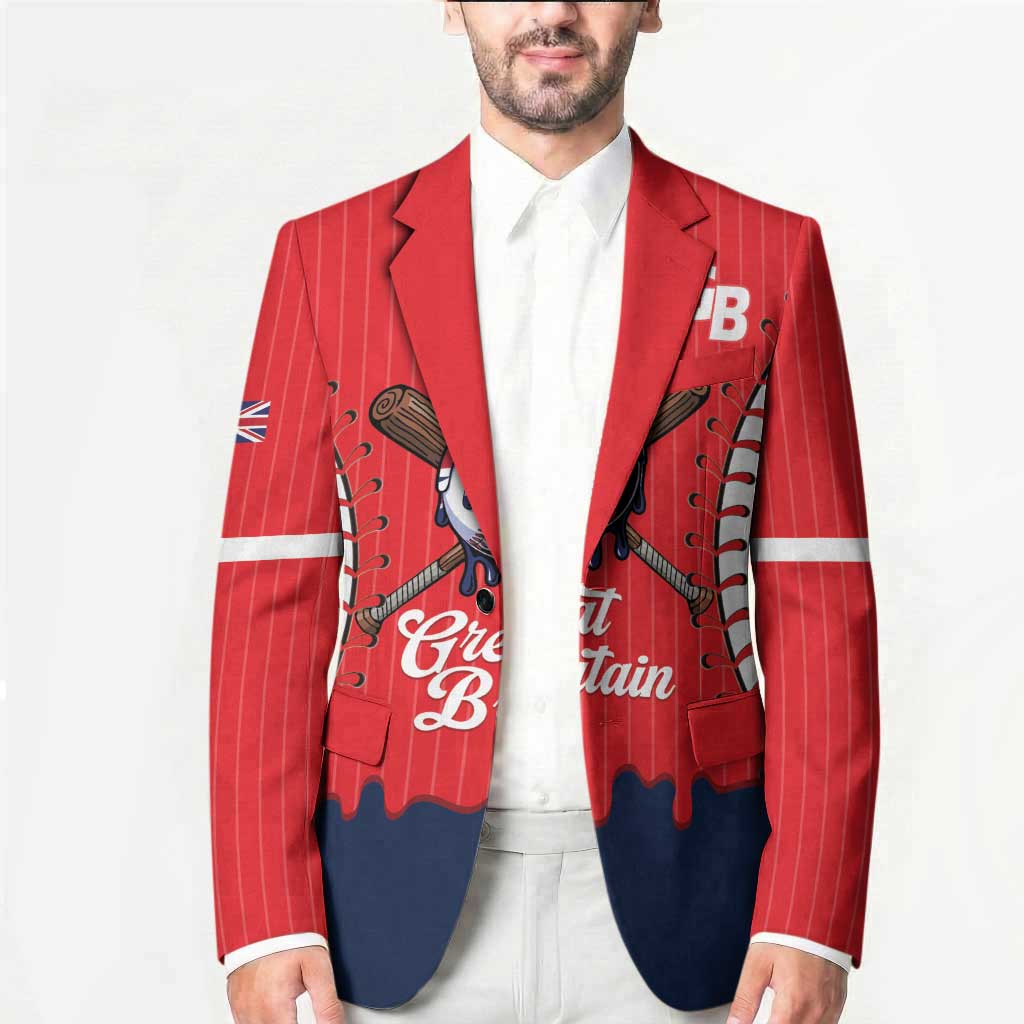 Great Britain 2026 Baseball Custom Blazer Go Champions Drip Style