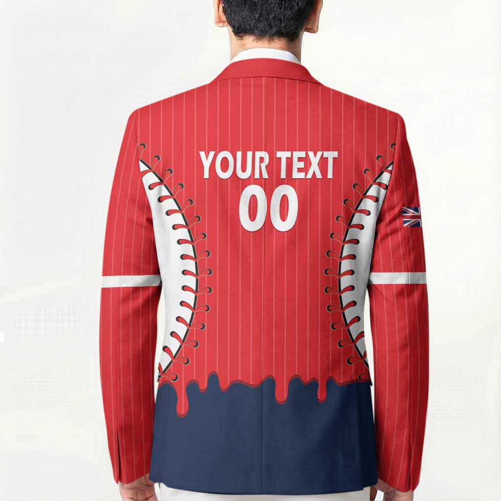 Great Britain 2026 Baseball Custom Blazer Go Champions Drip Style