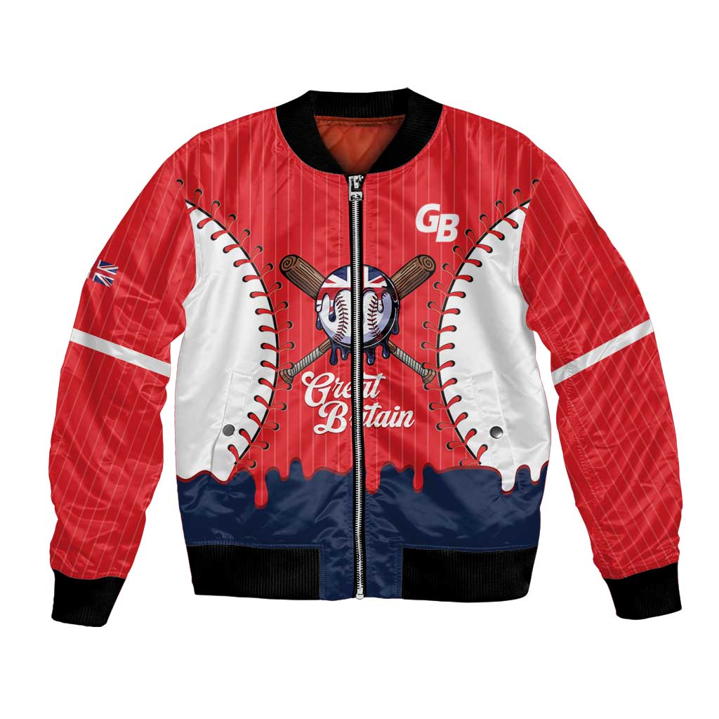 Great Britain 2026 Baseball Custom Bomber Jacket Go Champions Drip Style