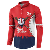Great Britain 2026 Baseball Custom Button Sweatshirt Go Champions Drip Style