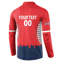 Great Britain 2026 Baseball Custom Button Sweatshirt Go Champions Drip Style
