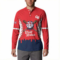 Great Britain 2026 Baseball Custom Button Sweatshirt Go Champions Drip Style