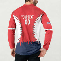 Great Britain 2026 Baseball Custom Button Sweatshirt Go Champions Drip Style