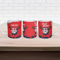 Great Britain 2026 Baseball Custom Ceramic Mug Go Champions Drip Style