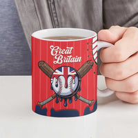 Great Britain 2026 Baseball Custom Ceramic Mug Go Champions Drip Style