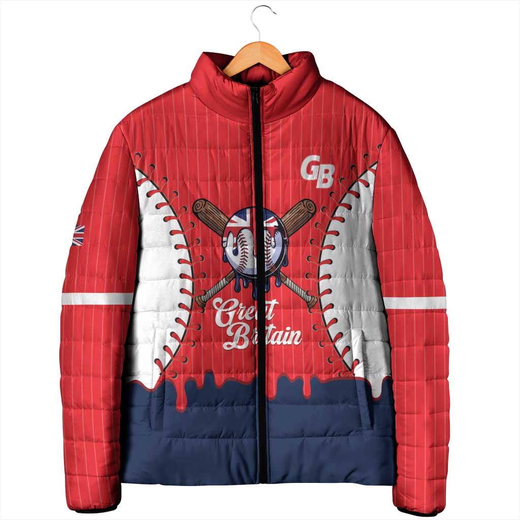 Great Britain 2026 Baseball Custom Padded Jacket Go Champions Drip Style