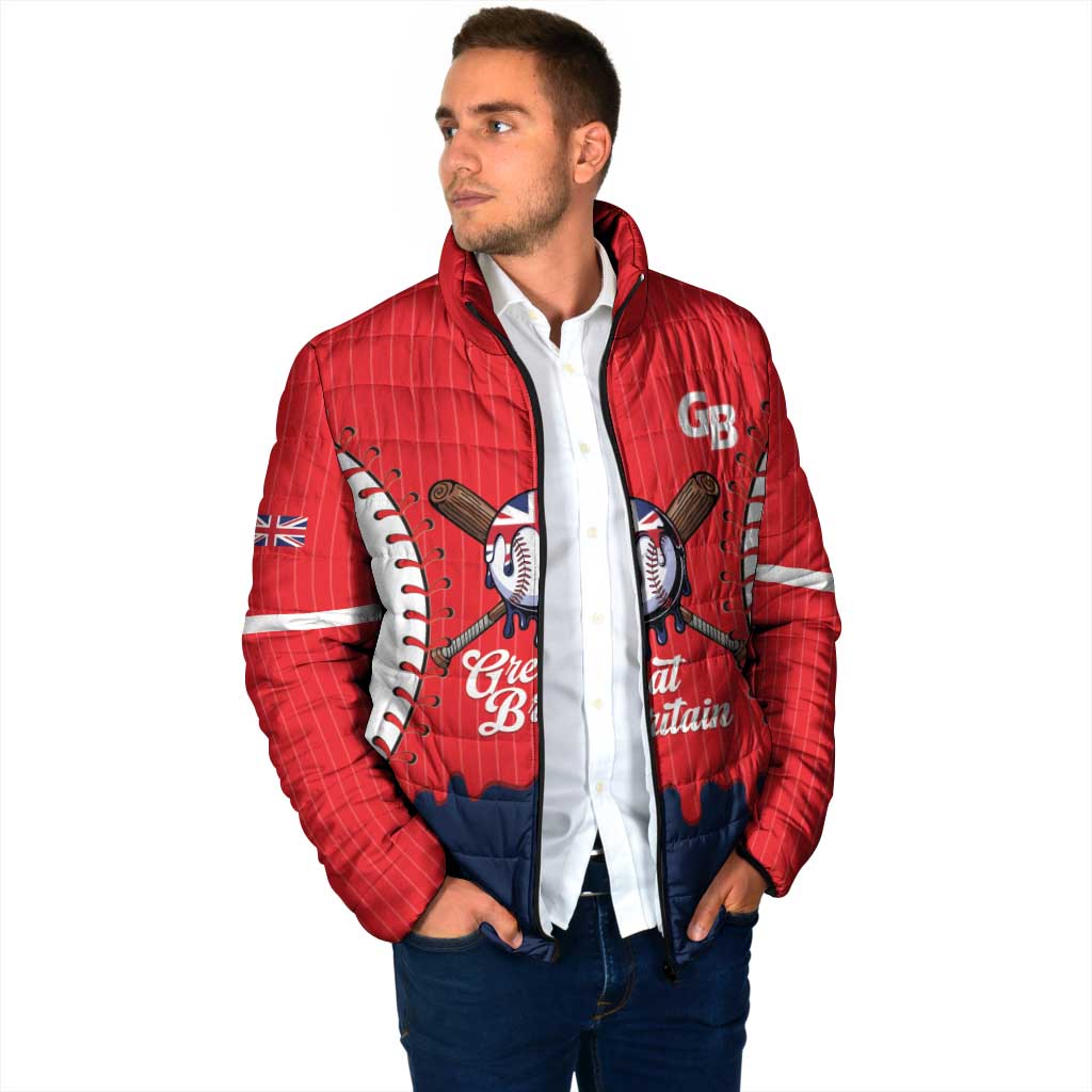 Great Britain 2026 Baseball Custom Padded Jacket Go Champions Drip Style