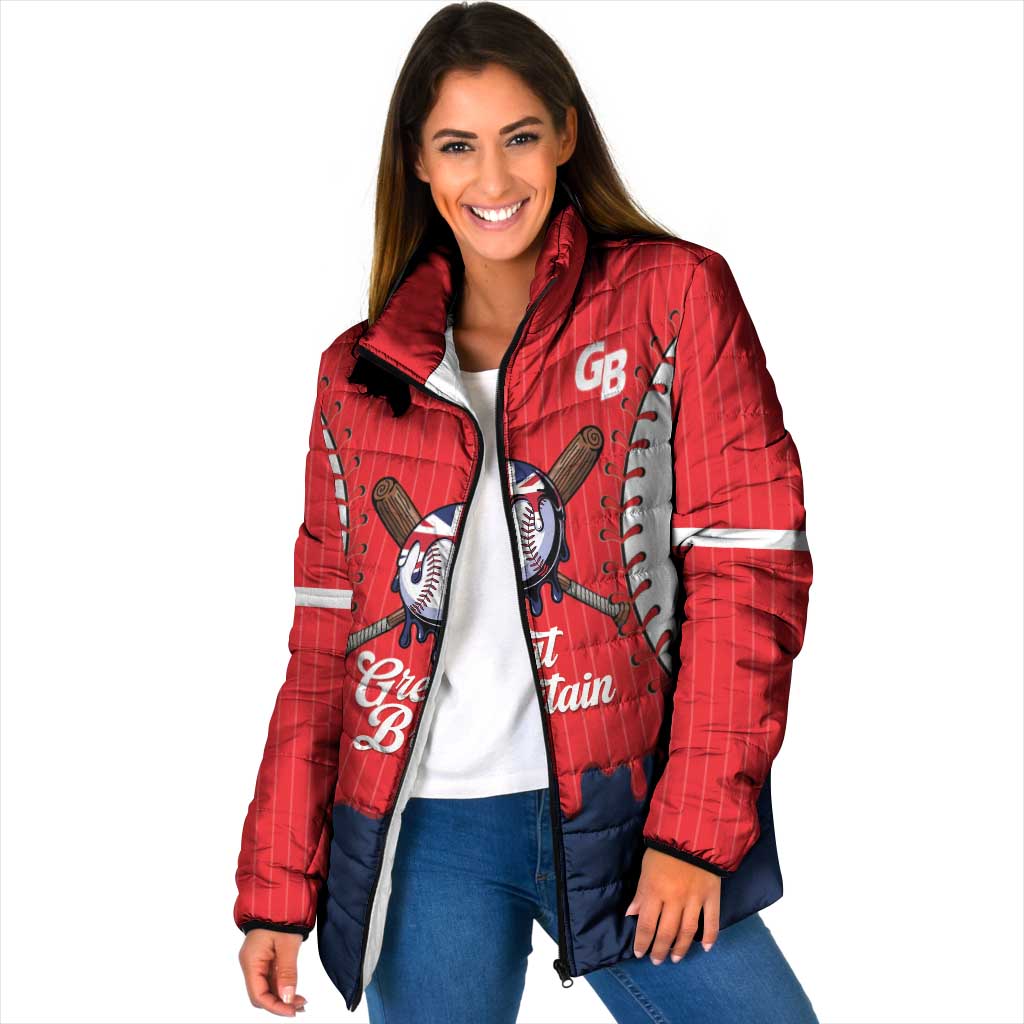 Great Britain 2026 Baseball Custom Padded Jacket Go Champions Drip Style