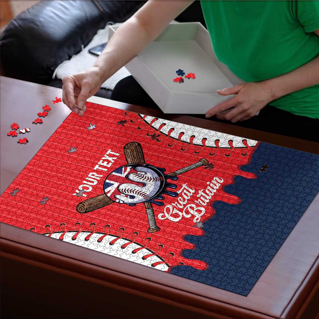 Great Britain 2026 Baseball Custom Puzzle Go Champions Drip Style