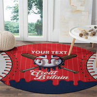 Great Britain 2026 Baseball Custom Round Carpet Go Champions Drip Style