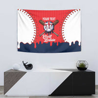 Great Britain 2026 Baseball Custom Tapestry Go Champions Drip Style