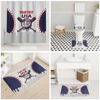 United States 2026 Baseball Custom Bathroom Set Go USA Drip Style