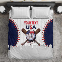 United States 2026 Baseball Custom Bedding Set Go USA Drip Style
