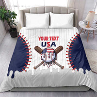 United States 2026 Baseball Custom Bedding Set Go USA Drip Style