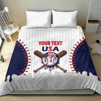 United States 2026 Baseball Custom Bedding Set Go USA Drip Style