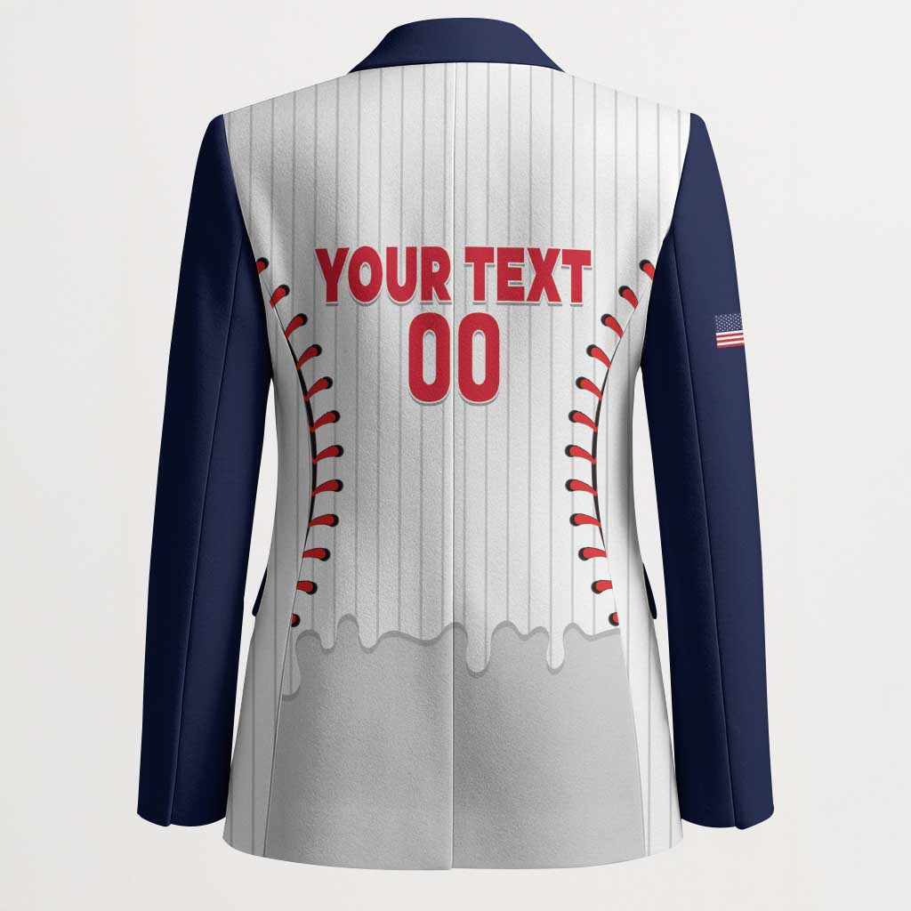 United States 2026 Baseball Custom Blazer Go USA Drip Style