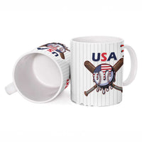 United States 2026 Baseball Custom Ceramic Mug Go USA Drip Style
