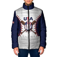 United States 2026 Baseball Custom Padded Jacket Go USA Drip Style