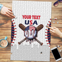 United States 2026 Baseball Custom Puzzle Go USA Drip Style