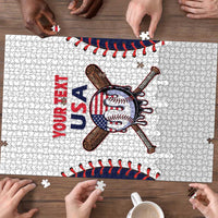 United States 2026 Baseball Custom Puzzle Go USA Drip Style