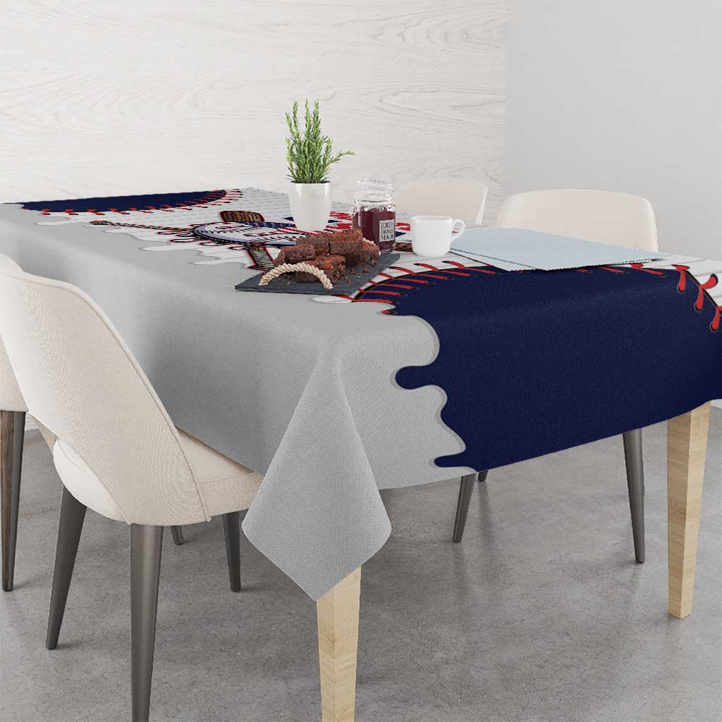 United States 2026 Baseball Custom Tablecloth Go USA Drip Style