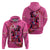 Kentucky Horse Racing Zip Hoodie 150th Anniversary With Roses - Pink Version - Wonder Print Shop