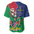 Namibia Independence Day Baseball Jersey Coat Of Arms Curve Style - Wonder Print Shop