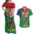 Namibia Independence Day Couples Matching Off Shoulder Maxi Dress and Hawaiian Shirt Coat Of Arms Curve Style - Wonder Print Shop