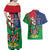 Namibia Independence Day Couples Matching Off Shoulder Maxi Dress and Hawaiian Shirt Coat Of Arms Curve Style - Wonder Print Shop