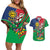 Namibia Independence Day Couples Matching Off Shoulder Short Dress and Hawaiian Shirt Coat Of Arms Curve Style - Wonder Print Shop