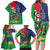 Namibia Independence Day Family Matching Long Sleeve Bodycon Dress and Hawaiian Shirt Coat Of Arms Curve Style - Wonder Print Shop