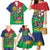 Namibia Independence Day Family Matching Mermaid Dress and Hawaiian Shirt Coat Of Arms Curve Style - Wonder Print Shop