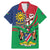 Namibia Independence Day Family Matching Mermaid Dress and Hawaiian Shirt Coat Of Arms Curve Style - Wonder Print Shop