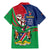 Namibia Independence Day Family Matching Mermaid Dress and Hawaiian Shirt Coat Of Arms Curve Style - Wonder Print Shop