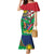 Namibia Independence Day Family Matching Mermaid Dress and Hawaiian Shirt Coat Of Arms Curve Style - Wonder Print Shop