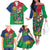 Namibia Independence Day Family Matching Off Shoulder Long Sleeve Dress and Hawaiian Shirt Coat Of Arms Curve Style - Wonder Print Shop