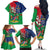 Namibia Independence Day Family Matching Off Shoulder Long Sleeve Dress and Hawaiian Shirt Coat Of Arms Curve Style - Wonder Print Shop